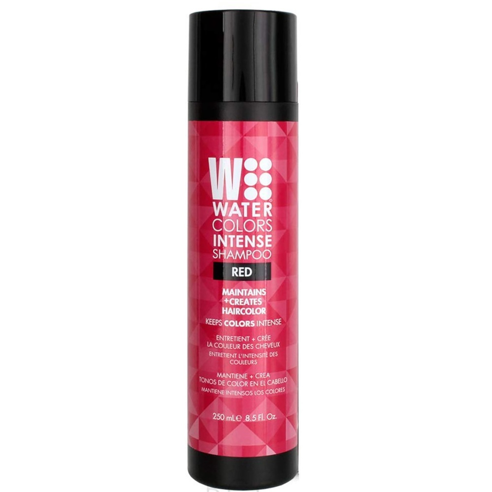 Tressa Watercolors Intense Shampoo, Color Depositing, Red, 8.5 oz